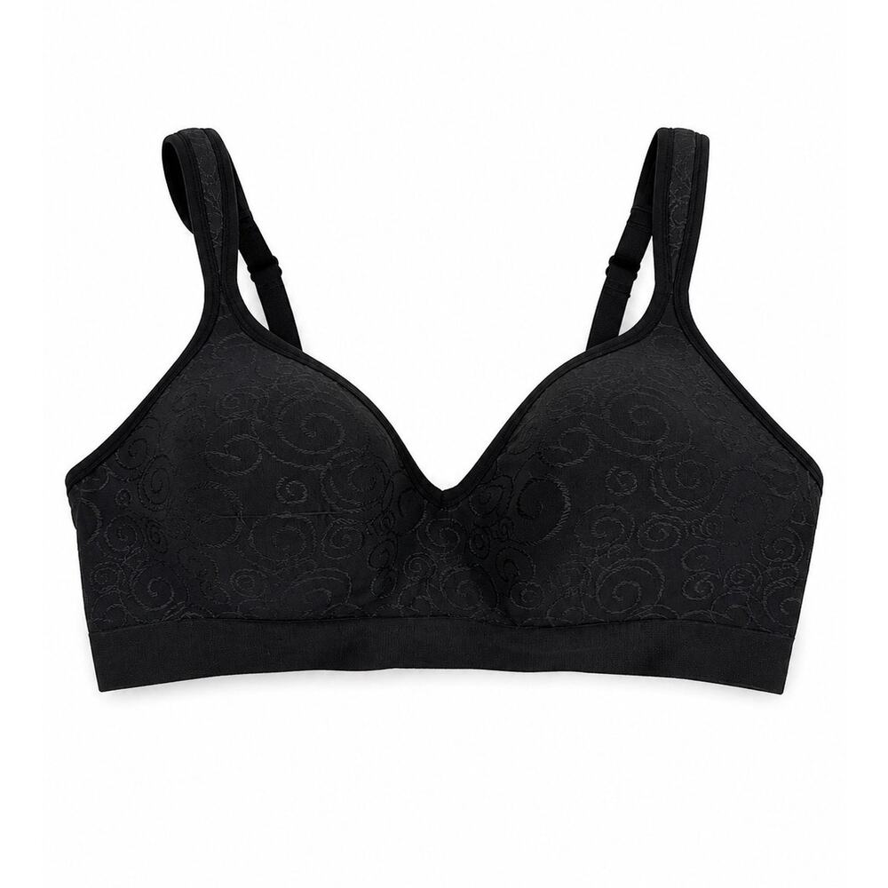 Bali Bra Comfort Revolution Wirefree Full Coverage Everyday Support 34C Black